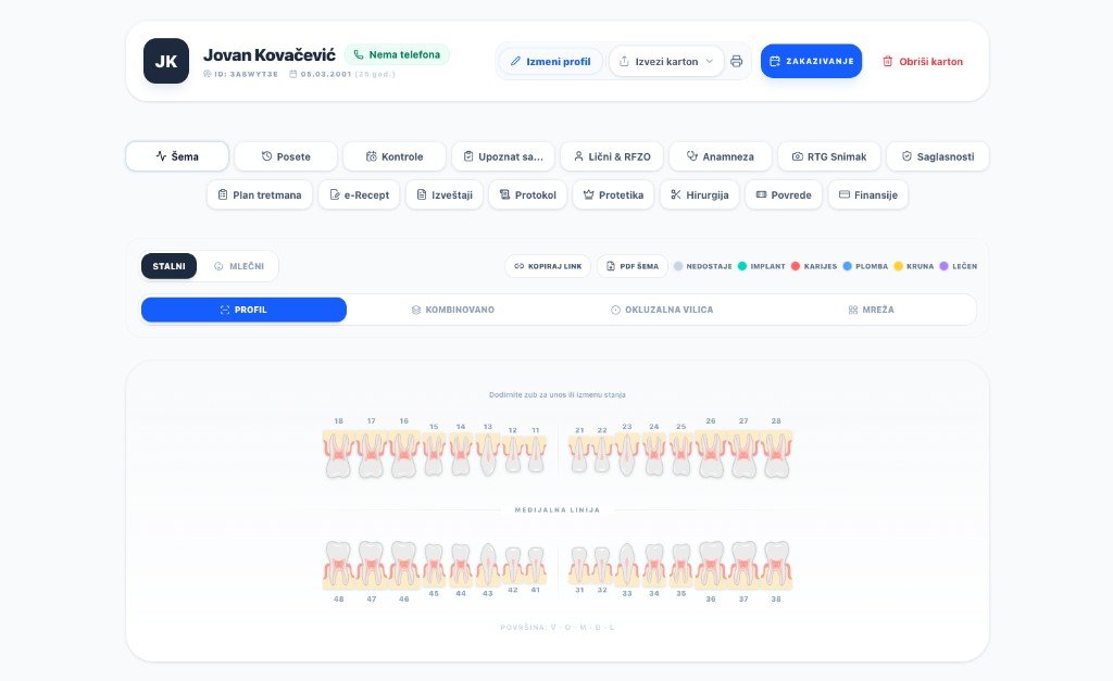 DentFlow — application preview