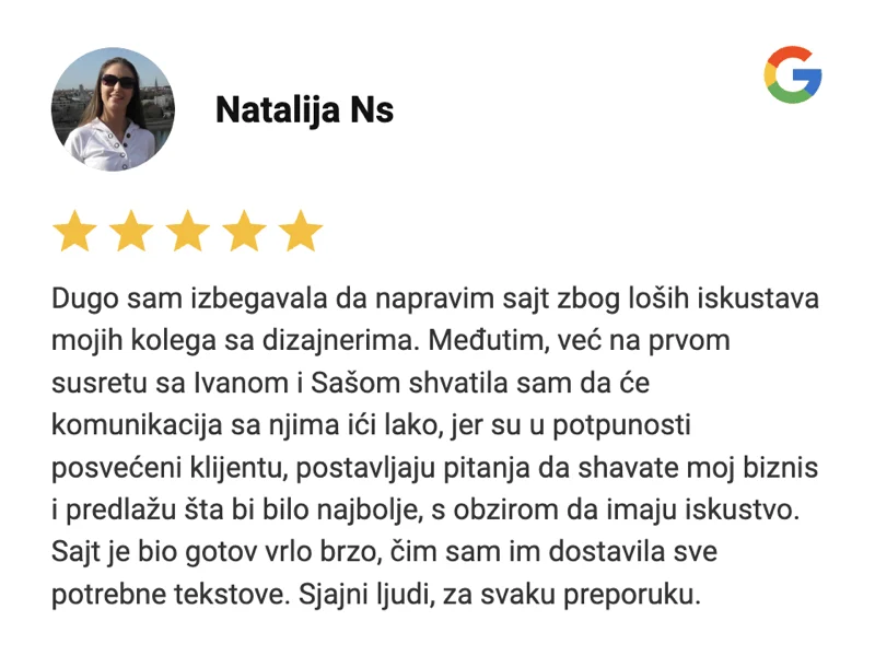 Review by Natalija Ns
